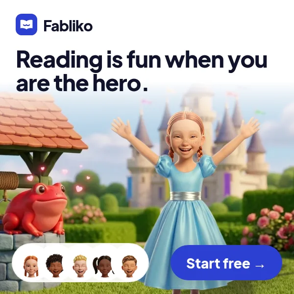 Fabliko: reading is fun when you are the hero. Start free.